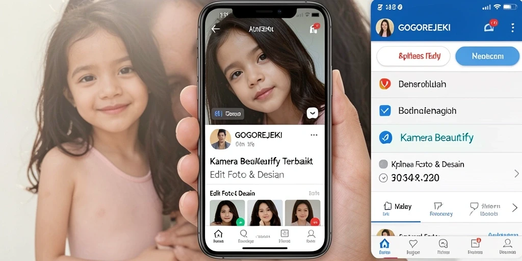 Antarmuka aplikasi GOGOREJEKI yang user-friendly untuk pengeditan foto.