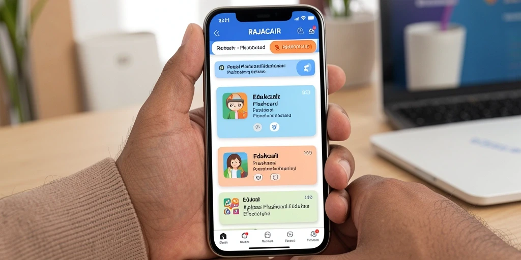 Tampilan antarmuka aplikasi RAJACAIR yang interaktif dan menarik.